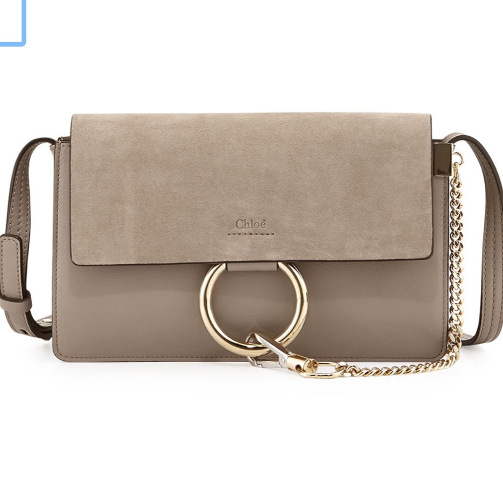 Chloé Faye Small Leather Crossbody Bag